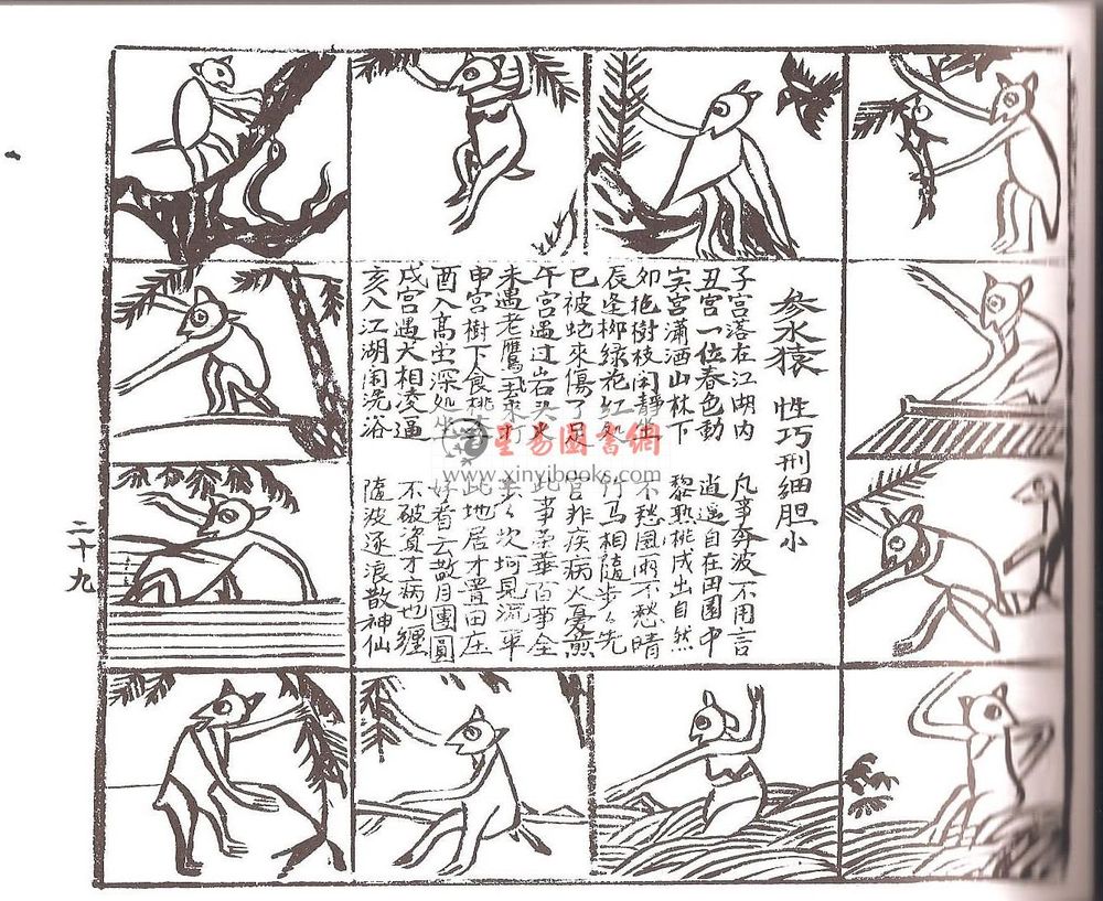 大字详图三世相演禽骨书全本