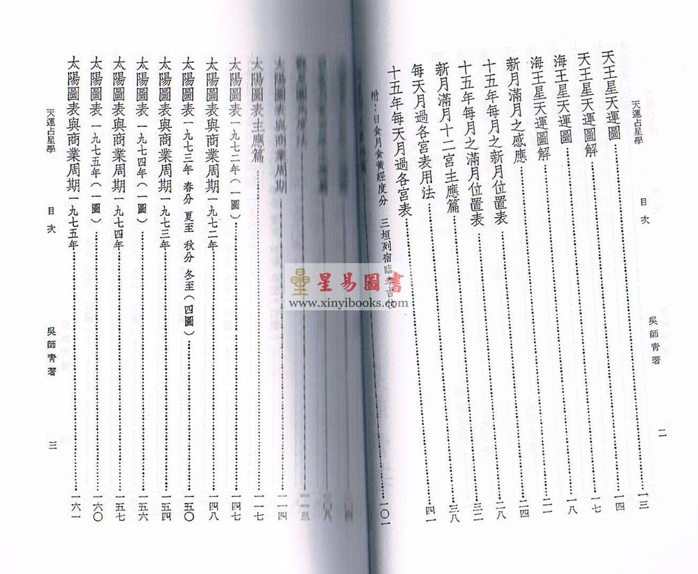 吴师青：天运占星学（香港上印）