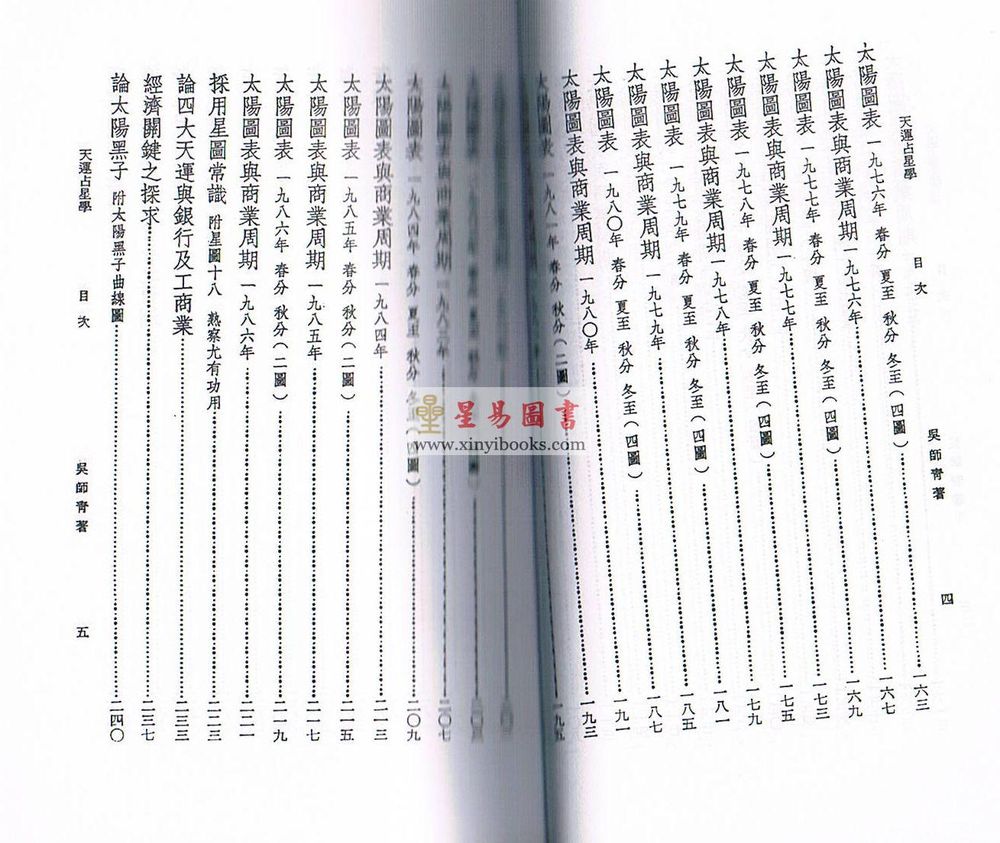 吴师青：天运占星学（香港上印）
