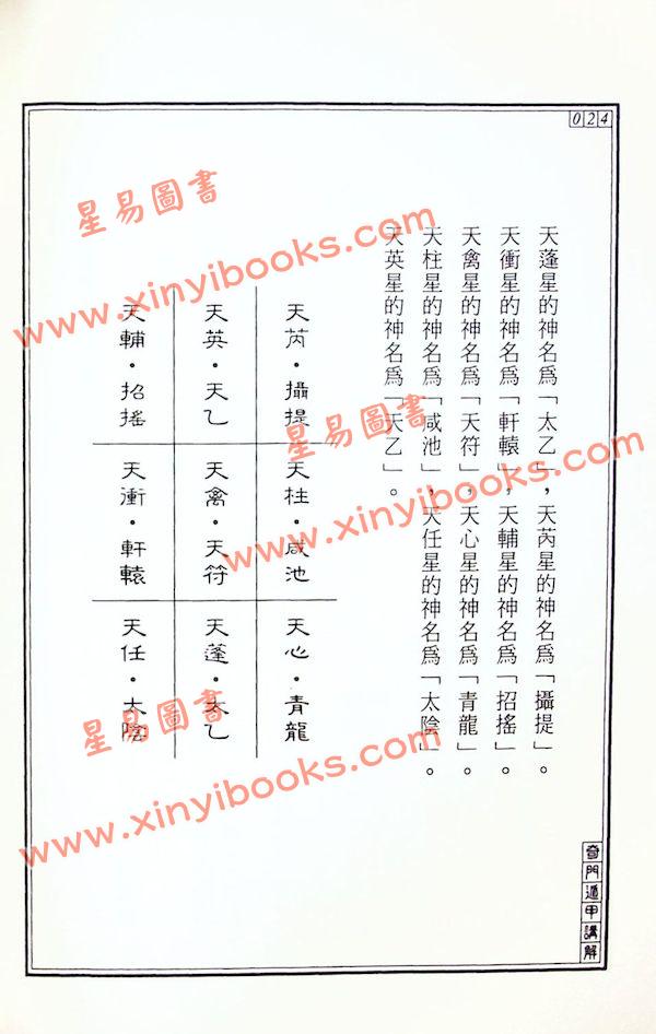 王士文：奇门遁甲讲解 書有黃斑