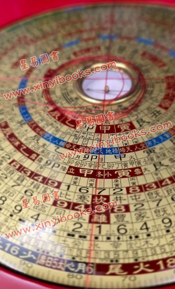 台湾日星堂：六寸二分彩色特级电木罗盘综合盘加波丽