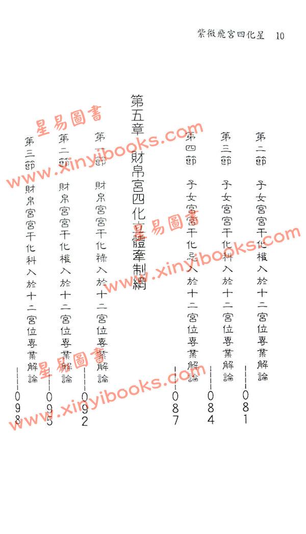 蔡上机：紫微飞宫四化星